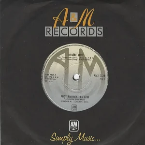 Andy Fairweather-Low Reggae Tune UK 7" vinyl Limited Edition